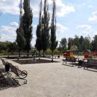 Парк школьный дворик в с. Ильино